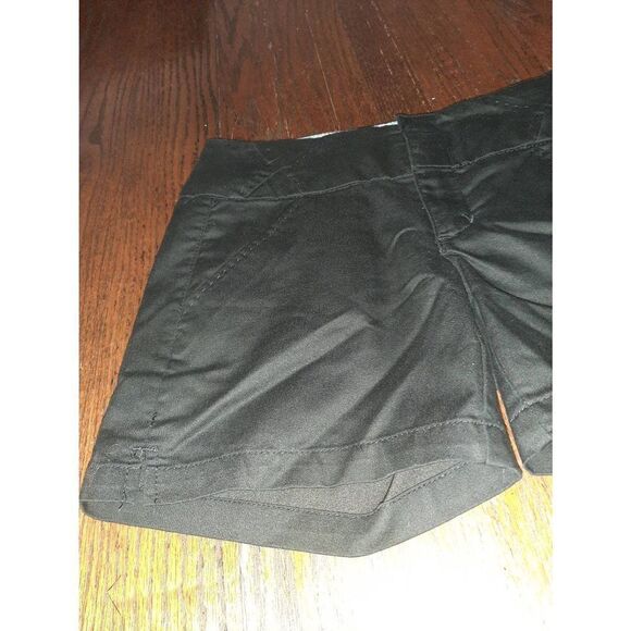 Juniors Jr Size 1 Copper Key Black Low Rise Short Shorts with Pockets - Picture 2 of 4